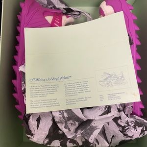 Off-White Odsy 1000 White Fuchsia Shoes